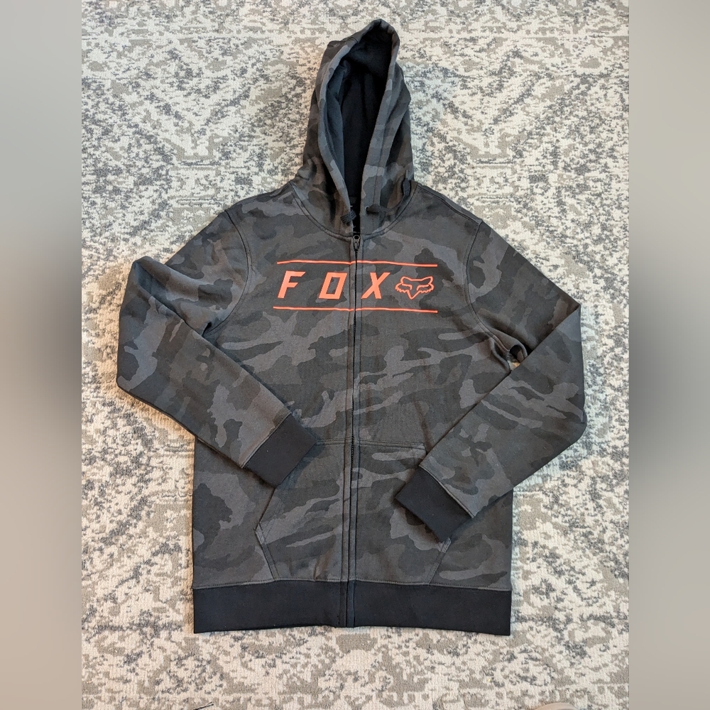 FOX PINNACLE CAMO ZIP FLEECE BLACK CAMO